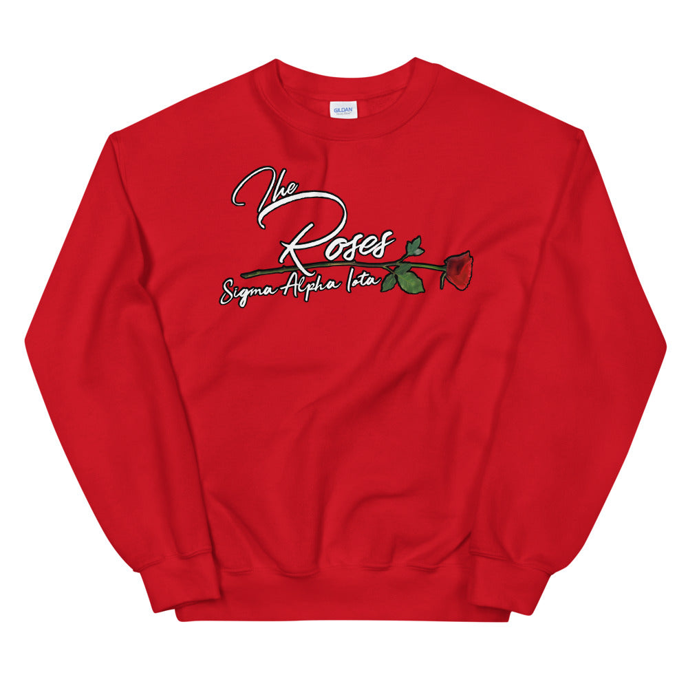 The Roses Sweatshirt - Red